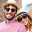 Clear vision sunglasses, yellow/black, for driving and bike riding.