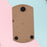 Stylish wooden vertical scenery with hooks for decorative hanging.