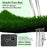 58x38cm artificial grass, durable plastic turf carpet