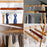 Space Saving 8 Hooks Wooden Hangers (1 Pc)