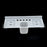 4 in 1 plastic soap dish with compartments for bathroom and kitchen use.