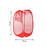 Ventilated mesh clothes basket