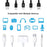 Metallic Cable Protector for Cords & Headphones (Spiral Wrap)