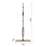 Mop with spray function and removable pad