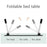 Laptop Table Foldable Portable Notebook Bed Lap Desk Tray Stand Reading Holder with Coffee Cup Slot for Breakfast, Reading & Movie Watching.