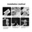 Plastic 7-in-1 Multifunction Retractable Wall-Mounted Pull-Out Hanger Rack Without Punching Hooks Up for Kitchen Bathroom