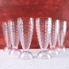 Supermom Transparent Plastic Milkshake Glass Set (400ML / 6 Pc)