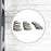 Plastic Multipurpose Wall hanging hook (12 Pcs Set / Mix Design)