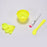 Facial mask bowl set, 6 pieces, for girls
