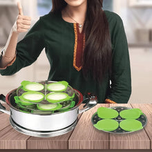Idli Maker Cups (4 Pcs) – Food-Grade Silicone Non-Stick Idli/ Dhokla/ Egg Poacher Moulds