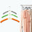 Solid Sponge Hanger Non-Slip Hanger (1 Pc / Mix Color / B Grade)