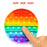 Round  it toy with red and blue colors.