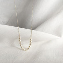Golden Pearl Pendant Necklace
