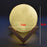 Realistic 3D moon lamp with touch-sensitive brightness control