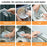 One-Sided Multipurpose Microfiber Cloths, Scrubber (1 Pc / 20x20 Cm)