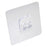 Household Self Adhesive Wall Hooks, Punch-Free Wall-Mounted Hook, Seamless Transparent No Nails Drill Waterproof Hooks for Bathroom, Kitchen, Home (1 Pc)