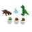 Dinosaur & Egg Shaped 3D Puzzle Erasers – Fun Mini Erasers for Kids (5 Pcs Set)