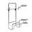 Chakla Belan Chimta Stand Rolling Pin Board Tong Holder Silver Stainless Steel Multi-Purpose Rack for Kitchen (1 Pc )