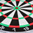Dart board and dart set close-up