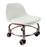 Heavy Duty Round Rolling Stool with Wheels Pedicure Stool (1 pc)