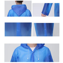 Adult Portable Rain Coat, Men & Women Outdoor Traveling Eva Material Raincoat