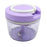 Miracle Ring Chopper, Quick Handy Chopper, Vegetable and Fruit Chopper With Lid | Chop in 10 Seconds | Mini Portable Food Processor for Kitchen with 3 Blades for Effortless Chopping of Onion, Veggies