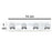 Set of plastic sticker hooks with adhesive backing