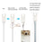 Metallic Cable Protector for Cords & Headphones (Spiral Wrap)
