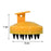 Handheld brush for scalp massage
