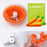 Durable handheld food chopper for effortless slicing and blending