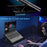 Laptop Cooler Cooling Pad with 2 Quiet Led Fans, Dual USB Ports, Portable Ultra Slim USB Powered 7 Heights Adjustable Laptop Stand for Gaming Laptop