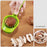 Kiwi and egg slicer, stainless steel
