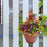 Hanging planter pot for plants and flowers.