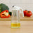 Kitchen Glass Oil Bottle Dispenser Automatic Opening Closing Home Bottles For Oil And Vinegar Honey Olive Oil Container (630ml)
