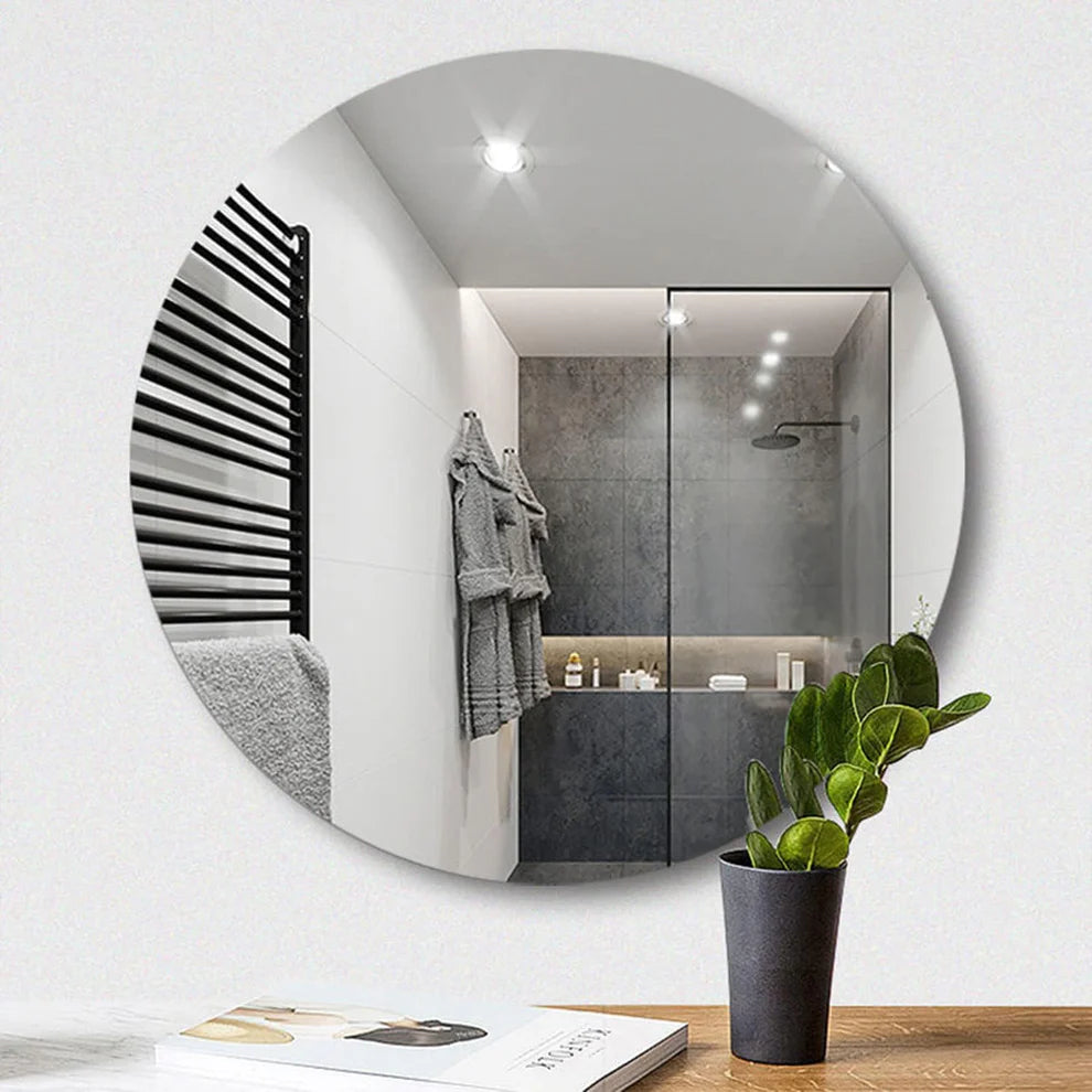 Plastic Square 3D Mirror Wall Stickers (1 Pc)