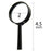 Real Glass Magnifying Lens for Reading, Breakage-Proof (50 mm)