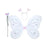 Multi-color butterfly wings costume for baby girls, party wear