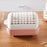 BPA-free strainer bowl with double layers for washing