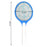 Rechargeable Mosquito Killer Racket – Handheld Electric Fly Swatter with Cable (Quality Assured, with cable)