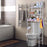 Multi-Layer The Toilet Storage Rack Metal | Bathroom Shelf Space Saving Organizer for Laundry Room Wash Basin Floor Stand