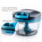 Ganesh 470 ml Wonder Chopper in grey, different views and angles.