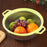 Stainless Steel Colander with Handle - Large Metal Mesh Basket Strainer (1 pc)