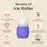 Beauty Ice Roller for Face & Eye Massage (Reusable, Purple)