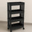 Portable 4-Layer Plastic Organizer Rack with Rolling Wheels