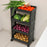 Portable 4-Layer Plastic Organizer Rack with Rolling Wheels