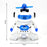 Interactive robot with lights and music.