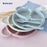 Kids 3 Compartment Food Tray / Plates With Spoon & Fork (1 Set)