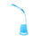 Desk lamp with attached pencil holder for workspace