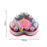 Sewing box with multiple compartments and heart shape