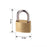 Lock and key set with 30 mm size for enhanced security